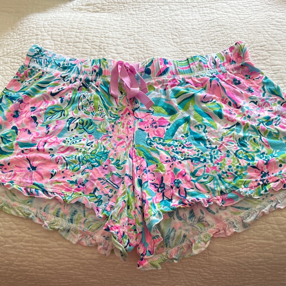 Lilly Pulitzer Multicolor Floral PJ Shorts